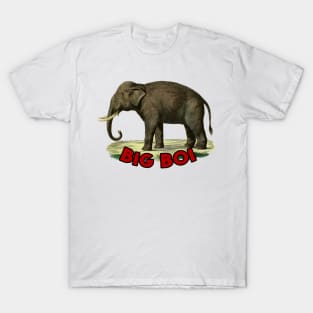 Big boi retro elephant meme T-Shirt